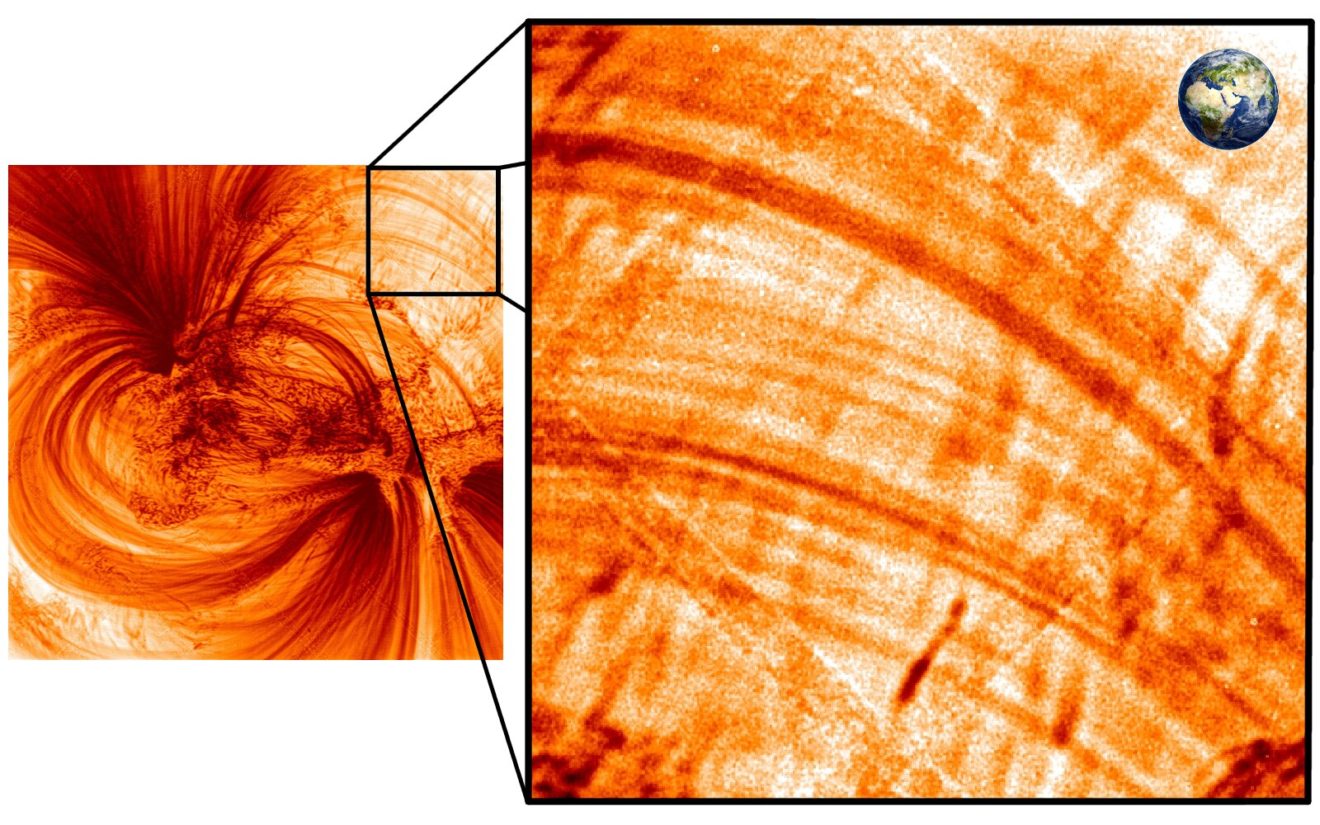 Haarscherpe foto's van de zon onthullen draadachtige strengen van heet plasma