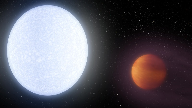 Amsterdamse onderzoekers zien ijzer in atmosfeer exoplaneet
