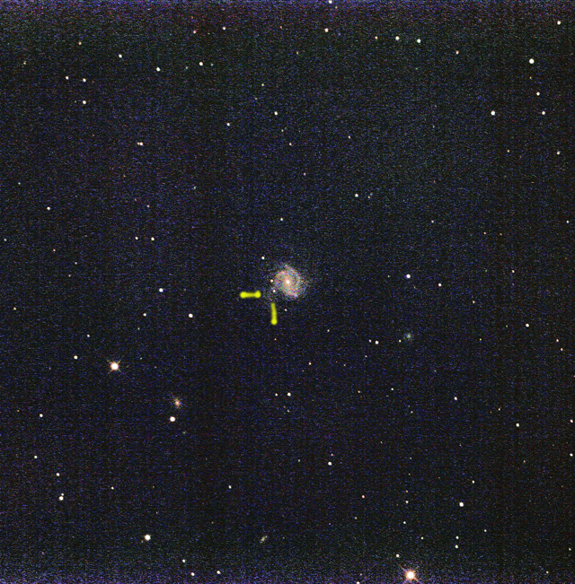 M61 supernova, goed voorbeeld......
