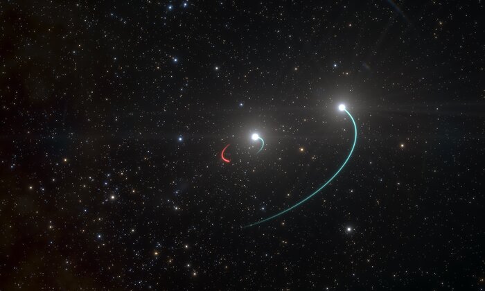ESO-instrument ontdekt meest nabije zwarte gat