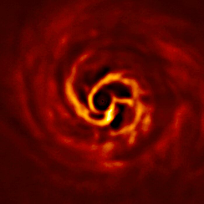 ESO-telescoop ziet tekenen van de geboorte van een planeet