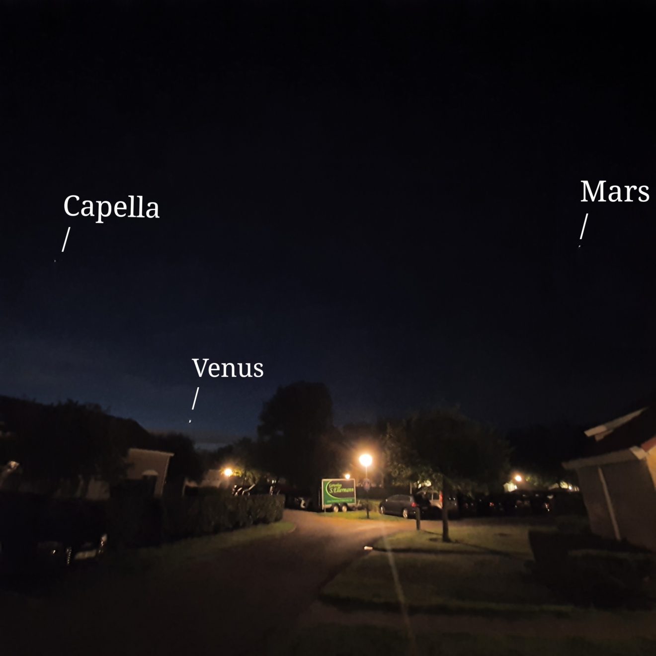 Venus en Mars boven Zeeland