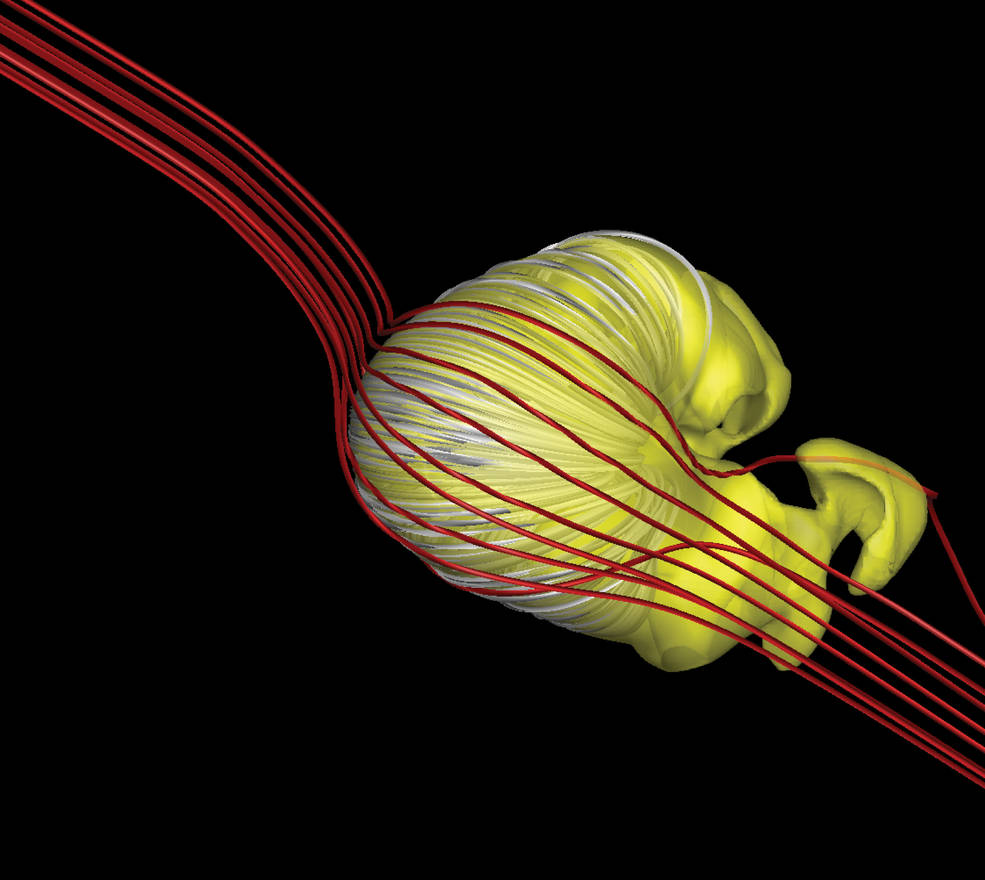 Magnetische bubbel van het zonnestelsel lijkt meer op een leeggelopen croissant