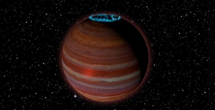 Astronomen vinden zwerfplaneet met enorm krachtig magnetisch veld