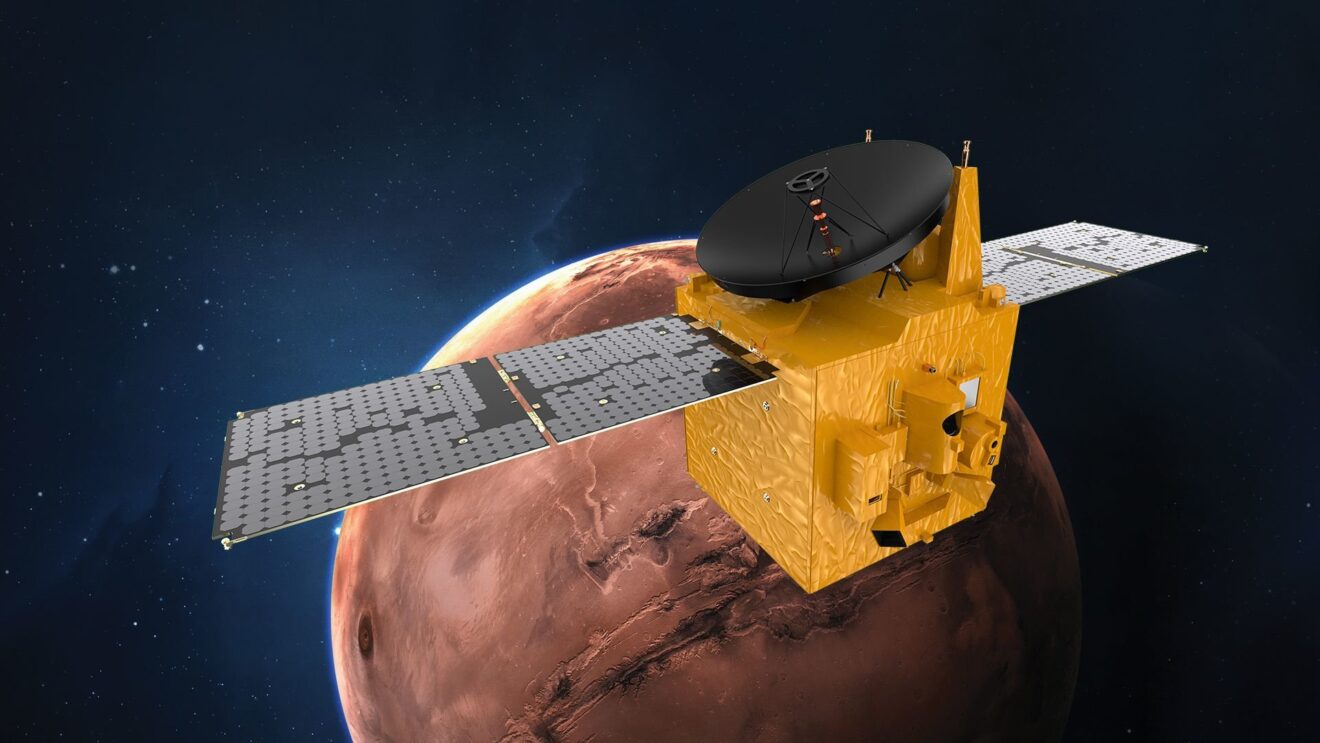 'Hoop' sonde van de VAE geslaagd om in baan om Mars te komen
