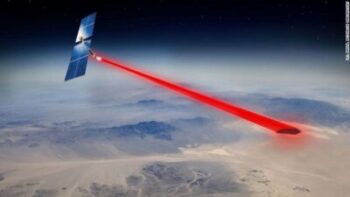 Amerikaanse marine test met succes ruimte-antenne die zonlicht naar de aarde gaat stralen