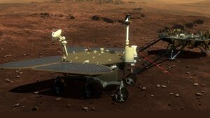 Spectaculaire video van Tianwen-1 bij nadering van Mars
