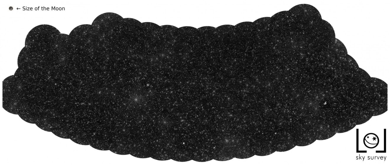 Astronomen publiceren kaart met 25.000 superzware zwarte gaten
