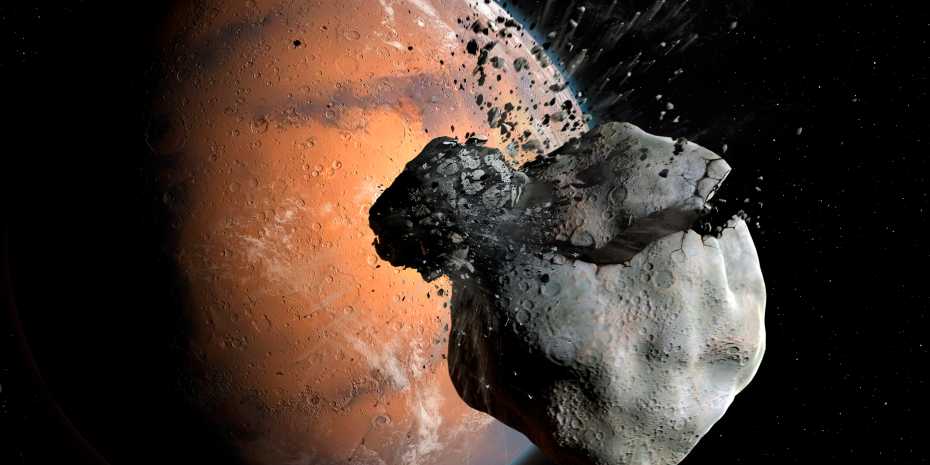 Marsmaantjes Phobos en Deimos hadden wellicht één gezamenlijke voorouder
