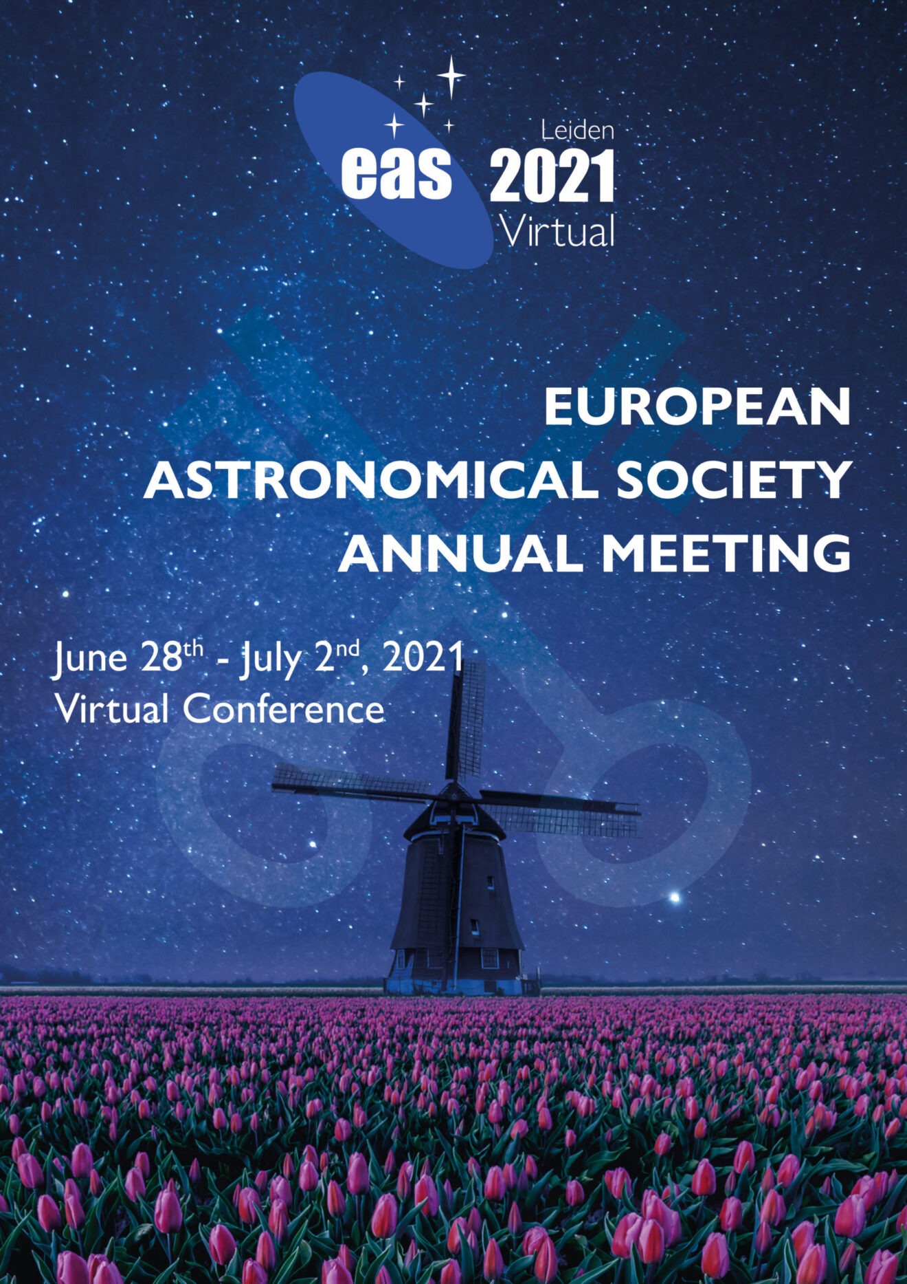 Op 28 juni start de grootste jaarlijkse bijeenkomst ooit van de European Astronomical Society (EAS)
