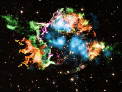 Waarnemingen aan Cas A laten zien dat supernova-explosies worden ondersteund door neutrino's van neutronensterren