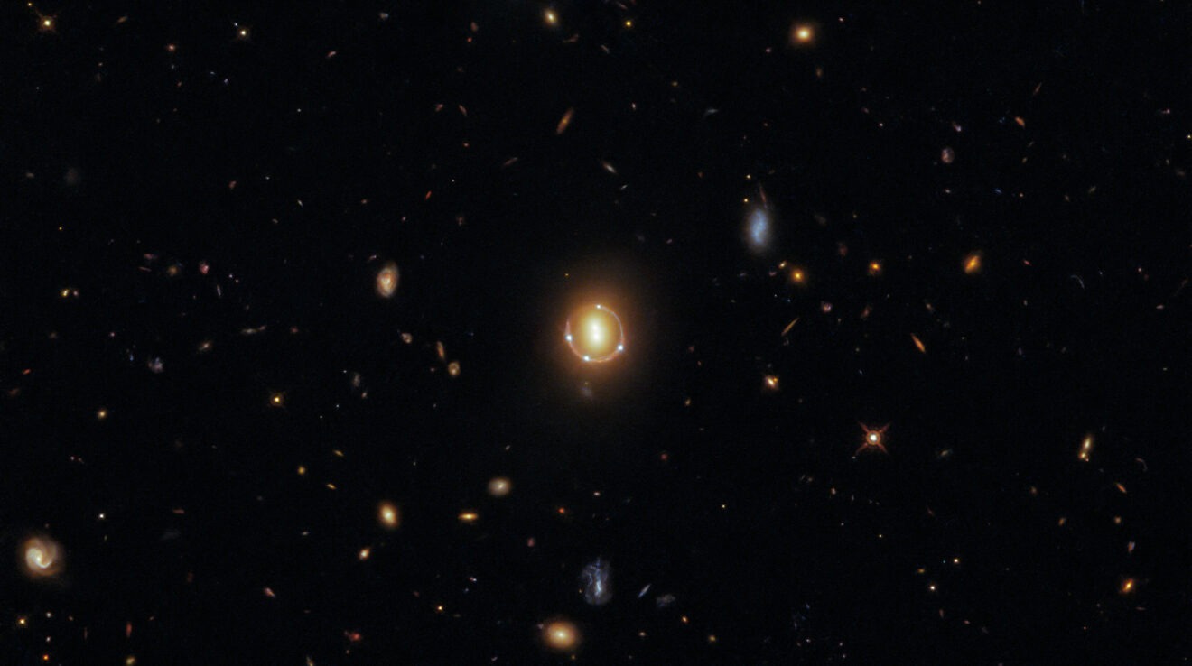 Hubble ziet een vijfvoudige quasar