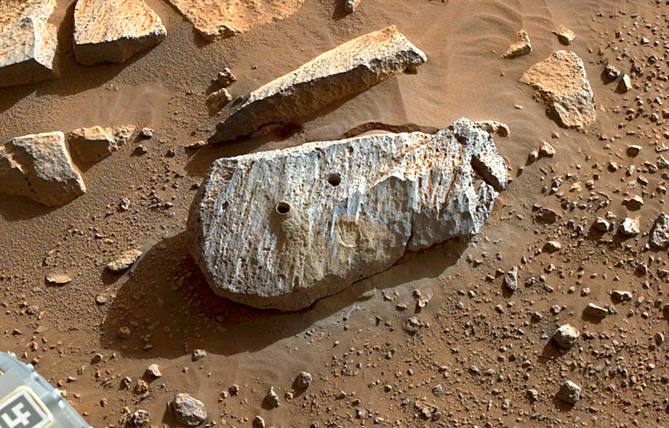 Door Perseverance verzamelde monsters met gruis bevatten mogelijk oerwater van Mars