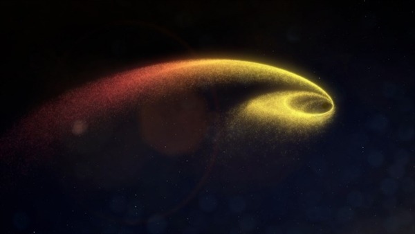 NASA simulatie laat zien welke sterren wel en niet een nauwe passage langs een zwart gat overleven