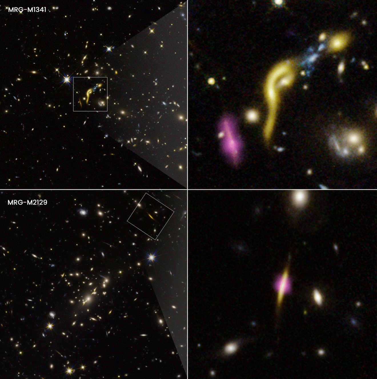 ALMA en Hubble zien zware sterrenstelsels in het vroege heelal met een lege 'brandstoftank'