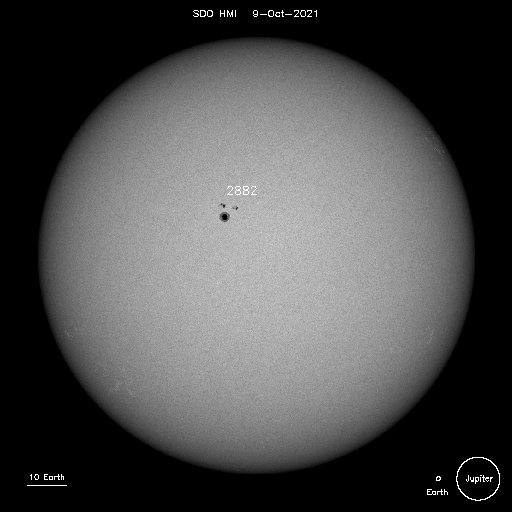 Grote zonnevlek - AR 2882 - begin actief te worden