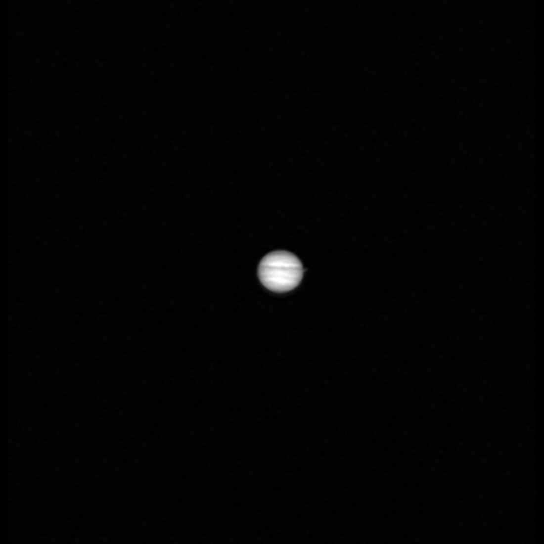 Kijk nou, een foto van Jupiter gemaakt... vanaf de maan