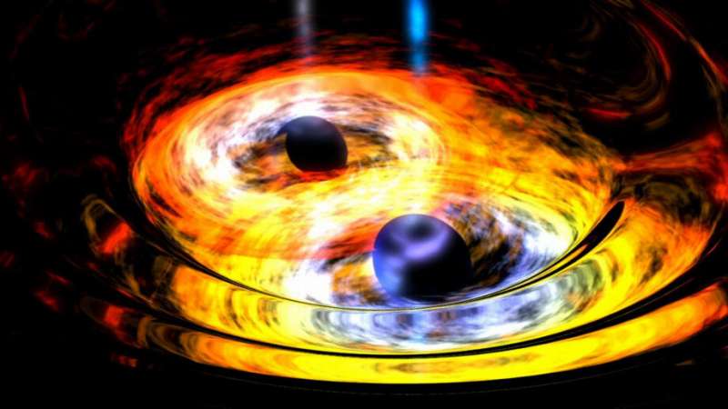 Donkere materie zou helpen het 'finale parsec probleem' op te lossen