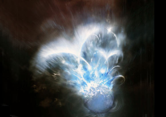 Hoogfrekwente trillingen gemeten in de uitbarsting van magnetar GRB2001415