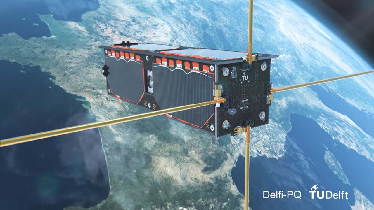 SpaceX lanceerde 13 januari de DelfiPQ, een mini-satelliet van de TU Delft