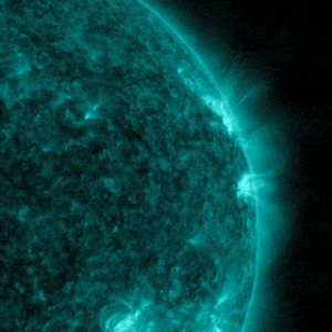 Krachtige zonnevlam met 'halo CME' bereikt vandaag de Aarde