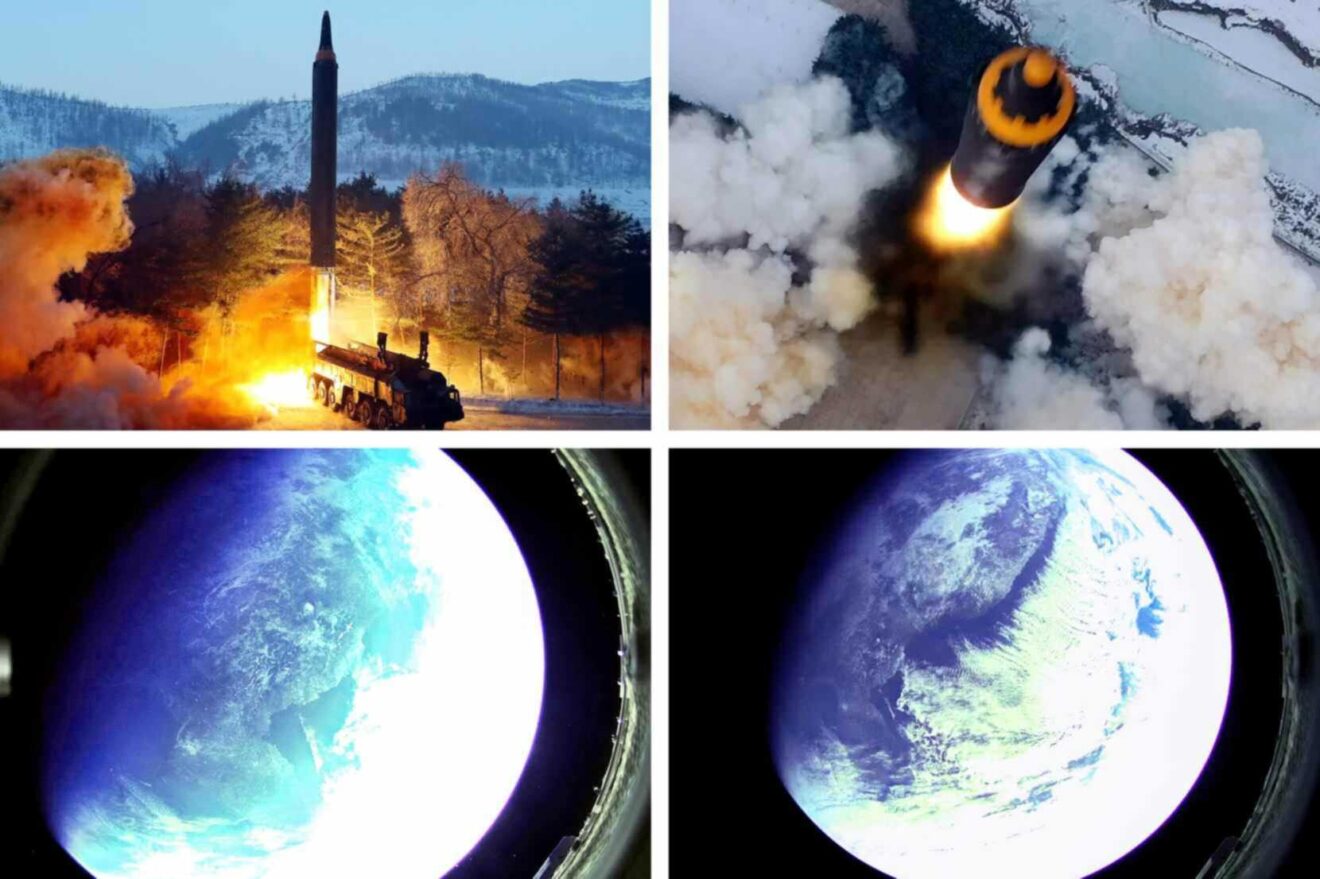 Noord-Korea geeft beelden van de Aarde gemaakt door Hwasong 12-raket vrij