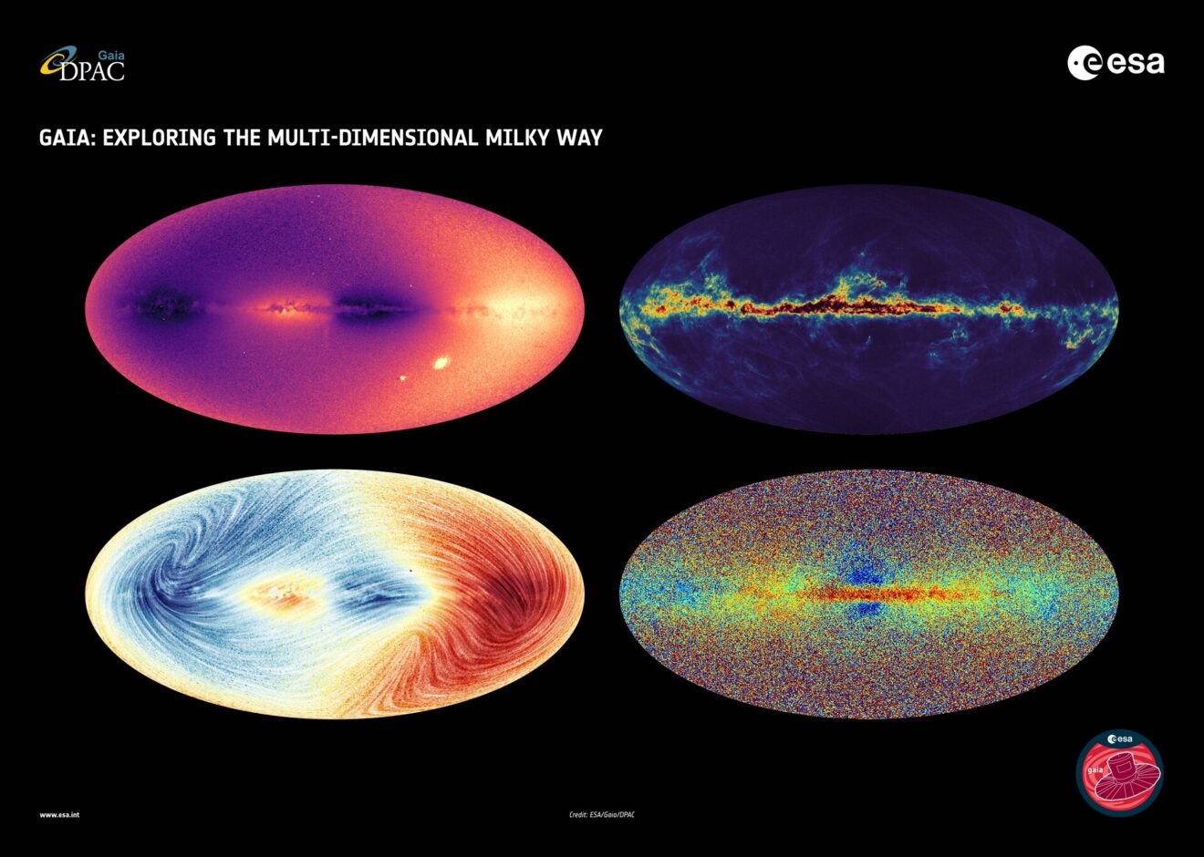 Gaia ziet vreemde sterren in meest gedetailleerde Melkweg-survey tot nu toe