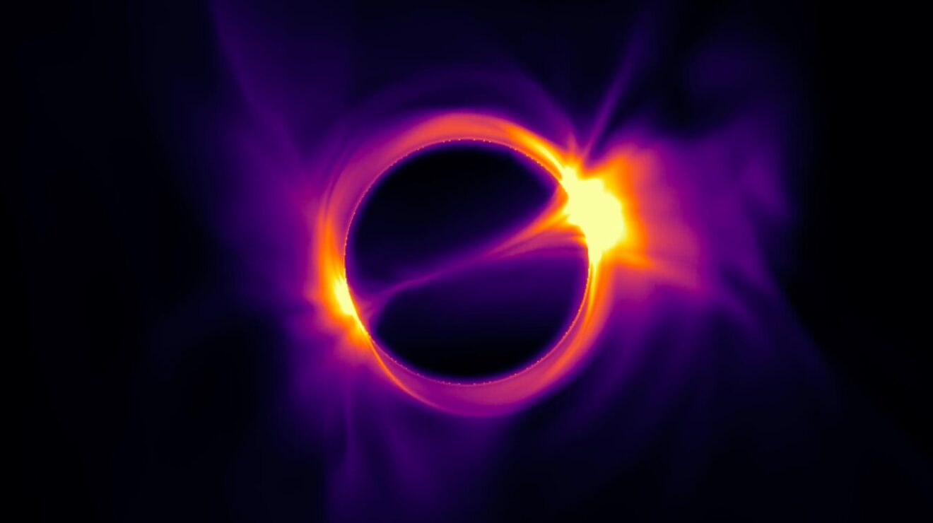 Studie aan het flikkeren van Sagittarius A* geeft inzicht in materiestroom naar het zwarte gat toe