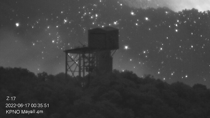 Bosbranden in Arizona bedreigen het Kitt Peak Observatorium