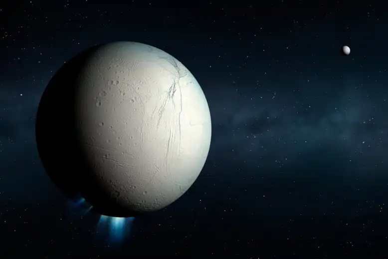 Zoutgehalte op Enceladus is gunstig voor het leven