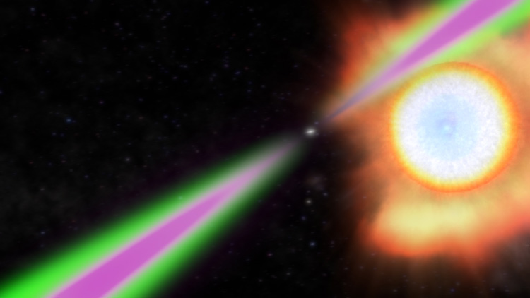 Zwaarste neutronenster nu bekend blijkt een 'zwarte weduwe' te zijn