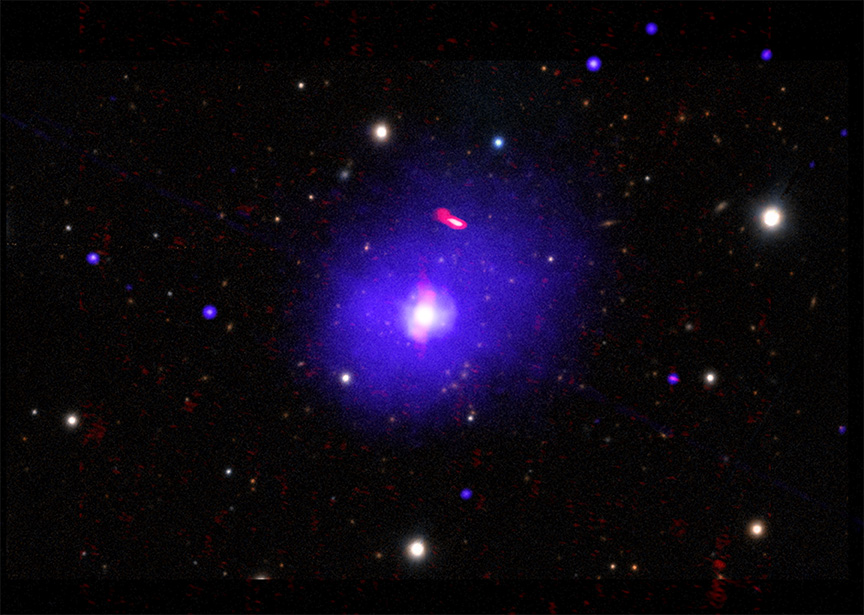Superzwaar zwart gat ontdekt dat langzamer roteert dan z'n lichtere soortgenoten