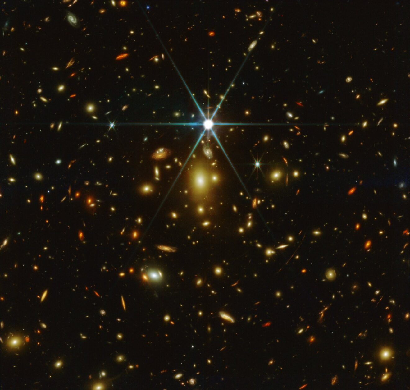 Earendel, de verste ster in het heelal ontdekt door Hubble, nu ook waargenomen door Webb