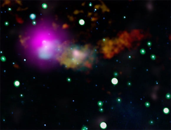 Supernovarestant G106.3+2.7 is een PeVatron, een bron van kosmische straling