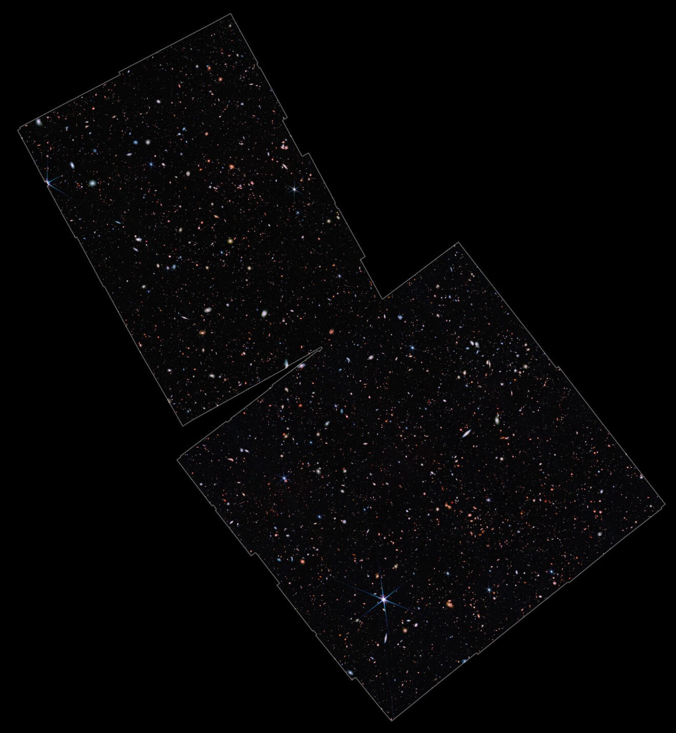Verst verwijderde sterrenstelsels die Webb zag niet in strijd met kosmologische ΛCDM model
