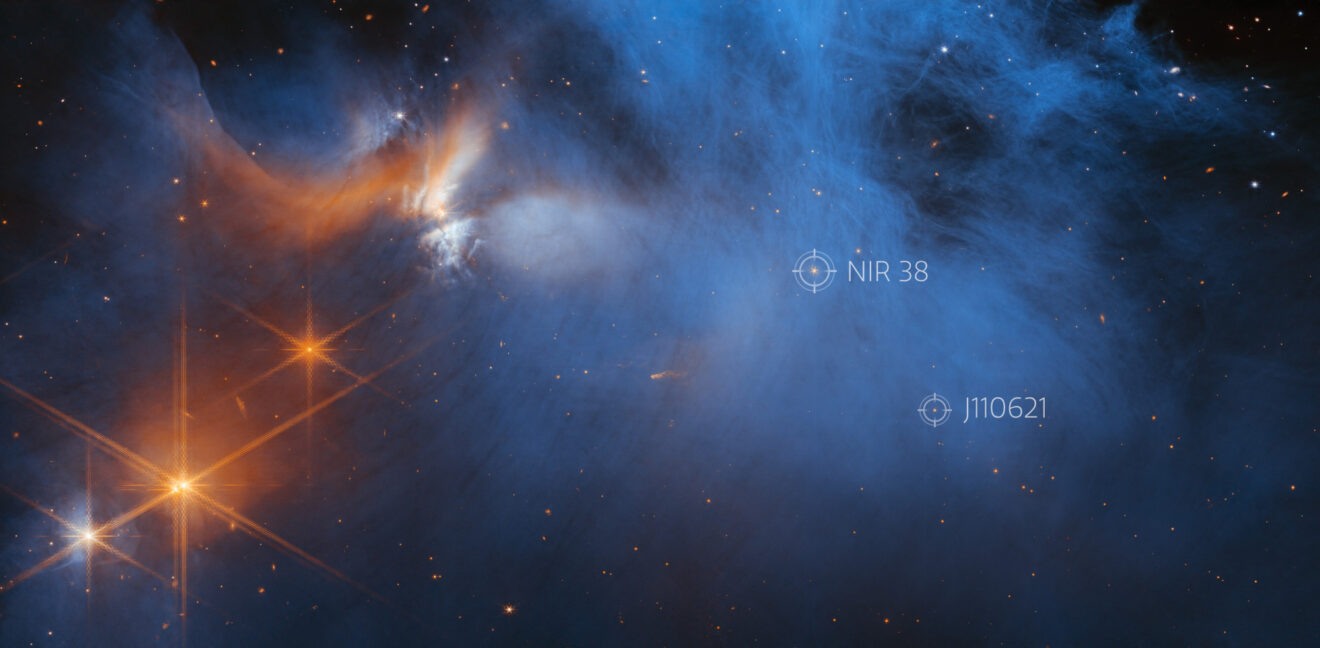 Leidse astronomen onthullen donkere kant van pre-stellaire ijschemie