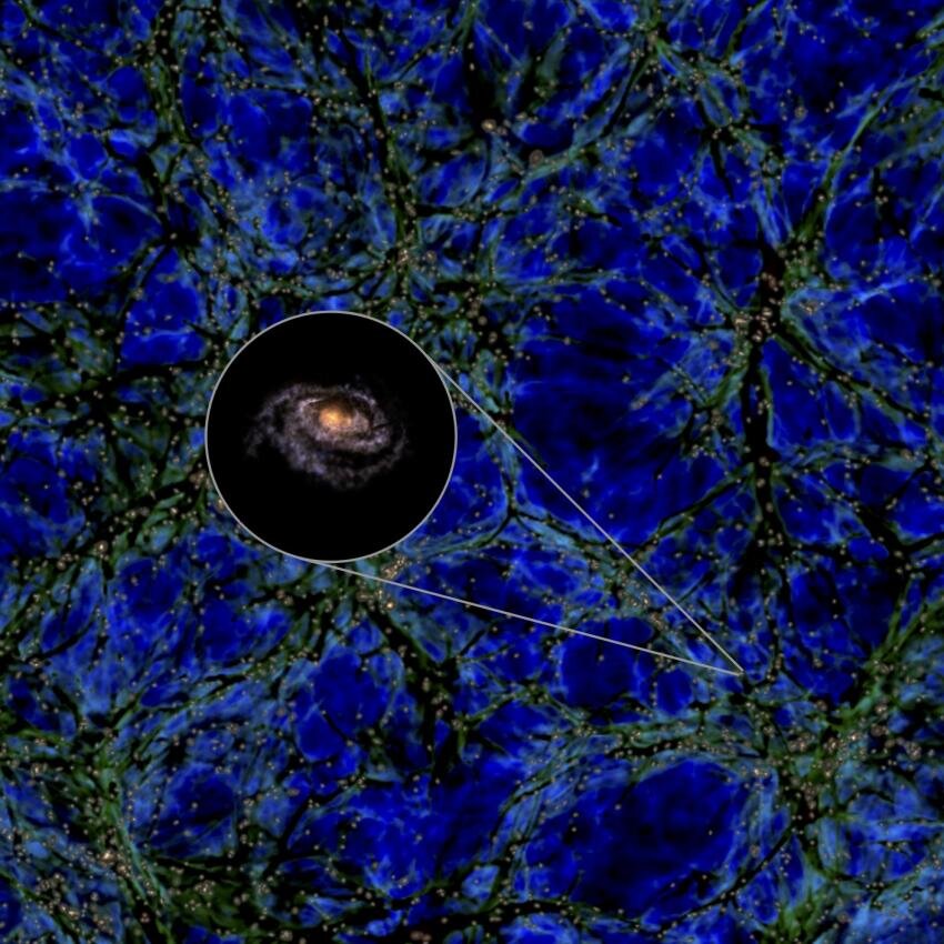 Melkwegstelsel is eigenlijk te groot voor zijn 'kosmologische muur'