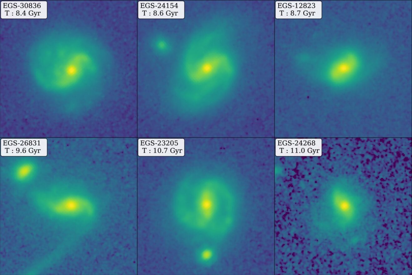 Webb heeft Melkwegachtige balkspiraalstelsels in het vroege heelal waargenomen