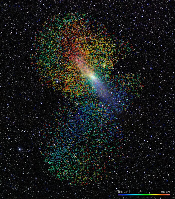 Ook in het Andromedastelsel aanwijzingen gevonden voor galactische immigratie van sterren