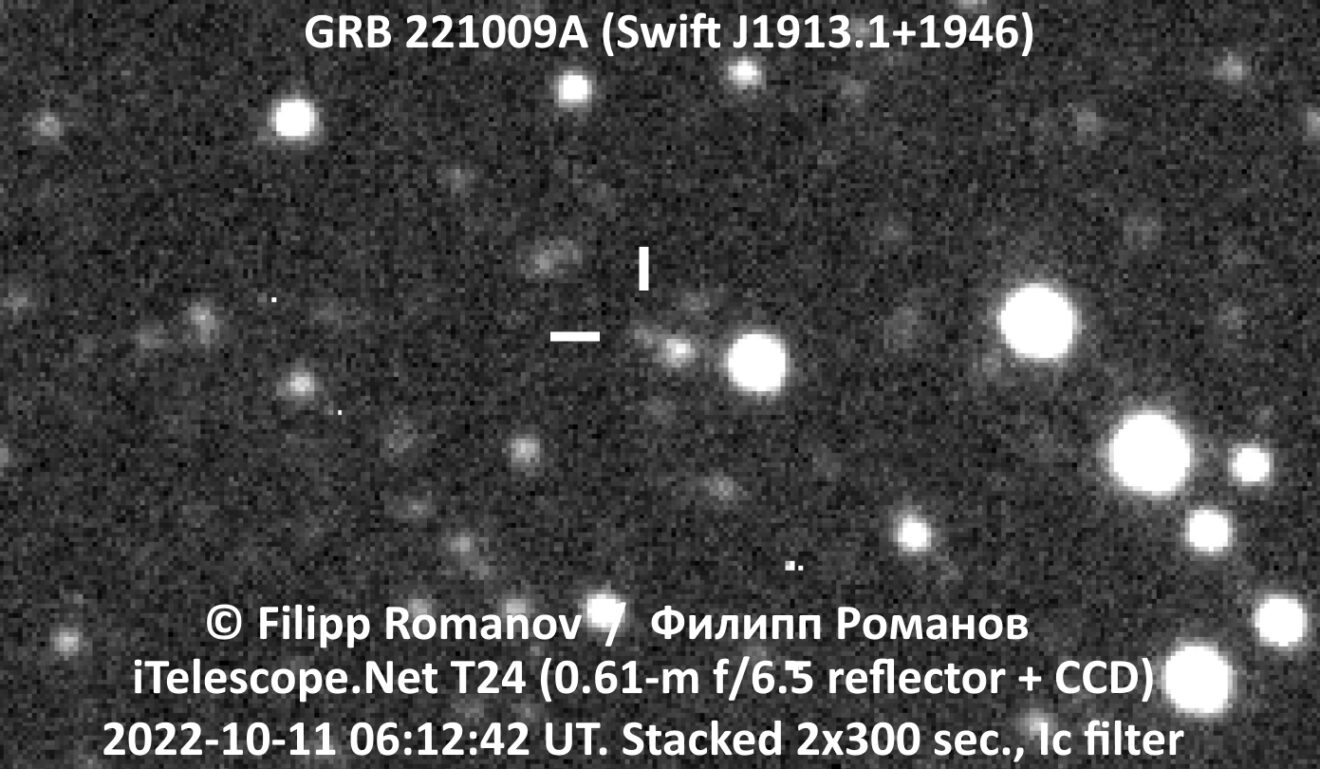 Er was iets vreemds met gammaflitser GRB221009A, de grootste explosie in het heelal ooit waargenomen