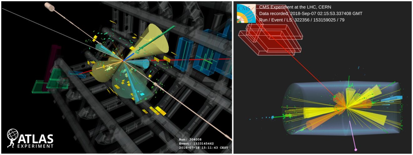 Simultane productie van vier top quarks waargenomen door ATLAS en CMS