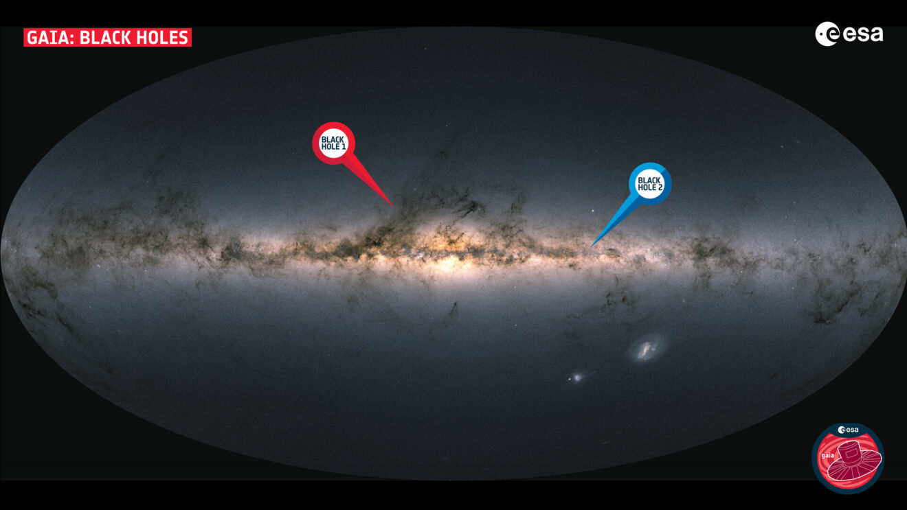 Gaia ontdekt een nieuwe familie van zwarte gaten in het Melkwegstelsel