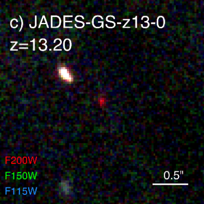 JADES-GS-z13-0 - ontdekt met Webb - is inderdaad het verst verwijderde sterrenstelsel