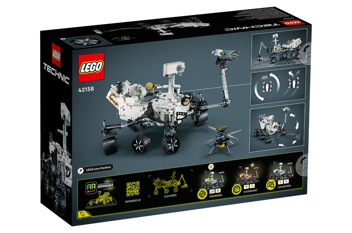 1 Augustus komt Lego met een model van Perseverance en Ingenuity