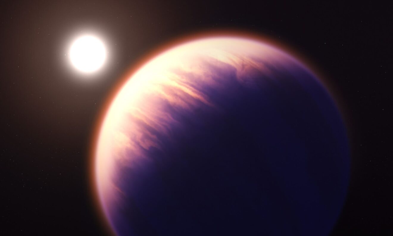 Exoplaneet ontdekt met een polaire baan om z'n ster
