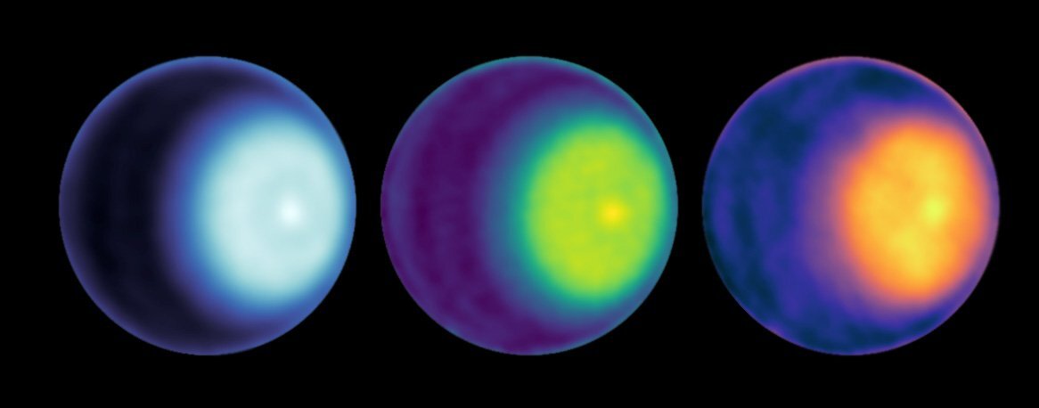 Voor het eerst is een polaire cycloon op Uranus waargenomen