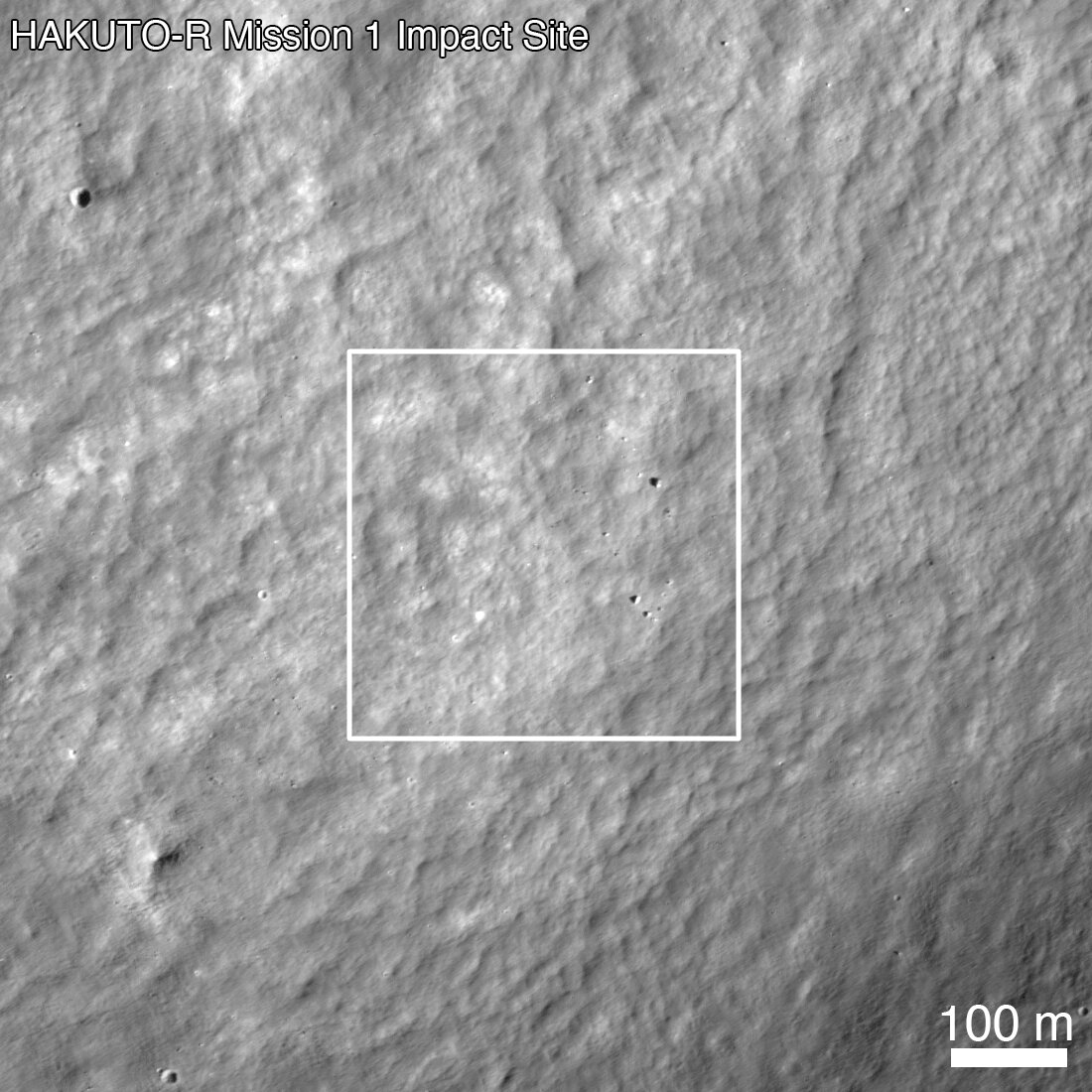 LRO heeft de inslagplek van de HAKUTO-R missie op de maan gevonden