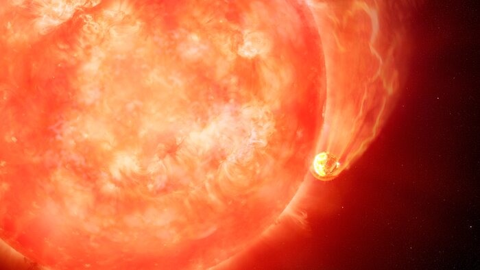 Voor het eerst zien sterrenkundigen een ster een planeet verzwelgen