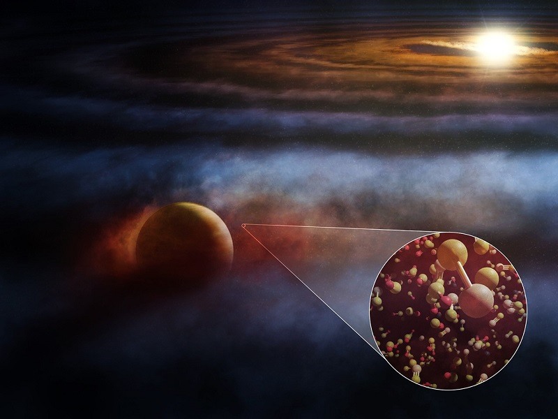 Verrassend molecuul helpt bij detecteren protoplaneten