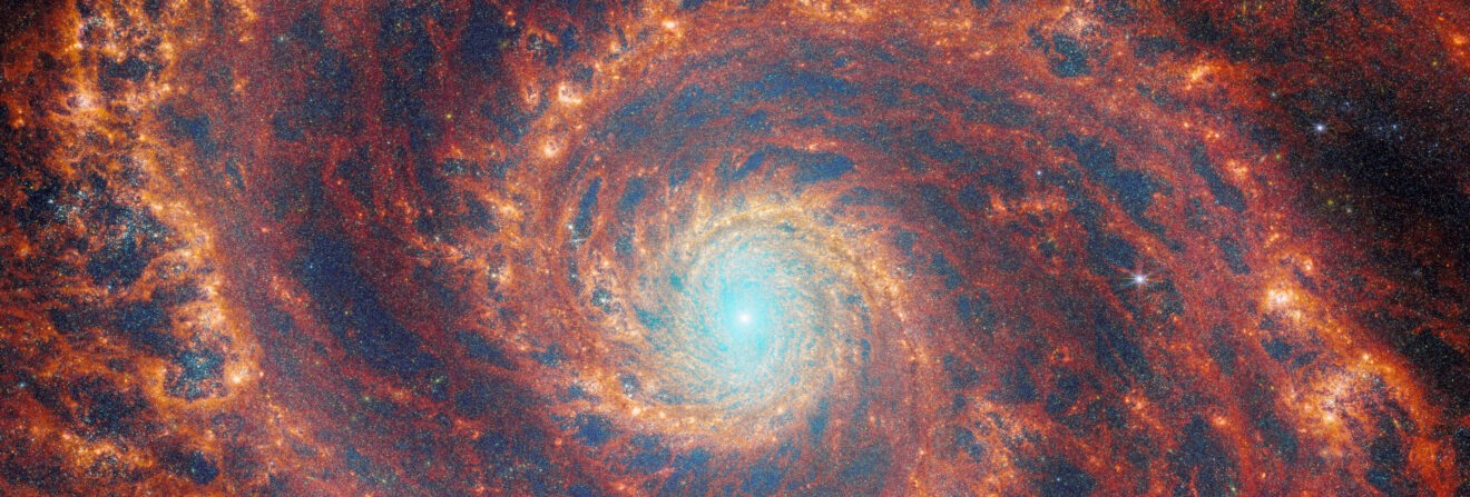 Draaikolkstelsel (M51) majestueus vastgelegd door Webb
